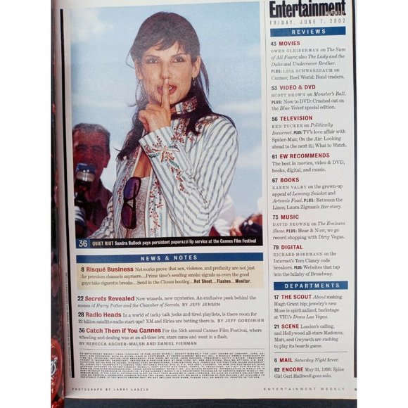 Harry Potter Entertainment Weekly Magazine 657 June 7 2002 Chamber Of Secrets - Picture 3 of 7